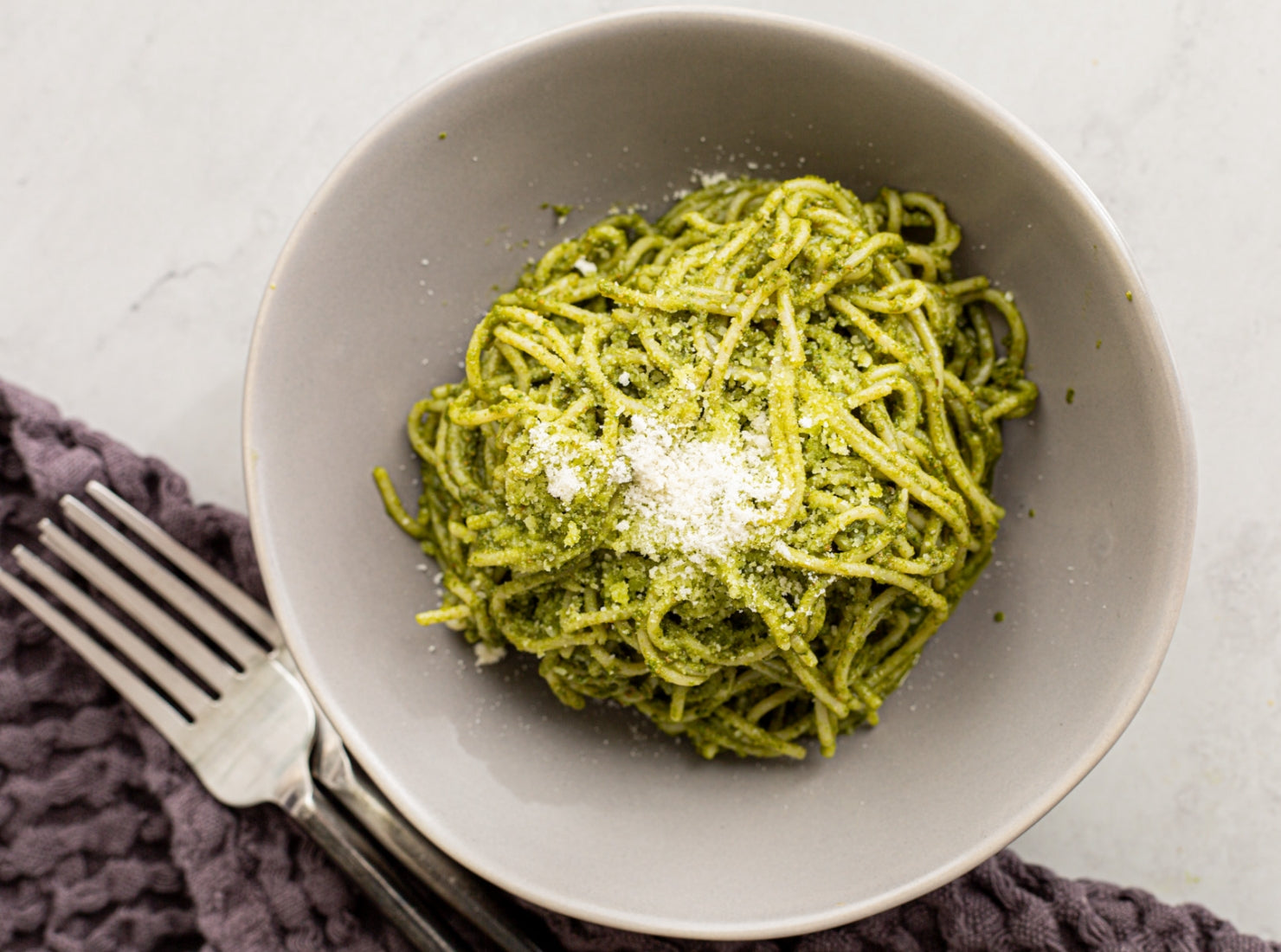 Friday Fuel: Green Pesto Pasta
